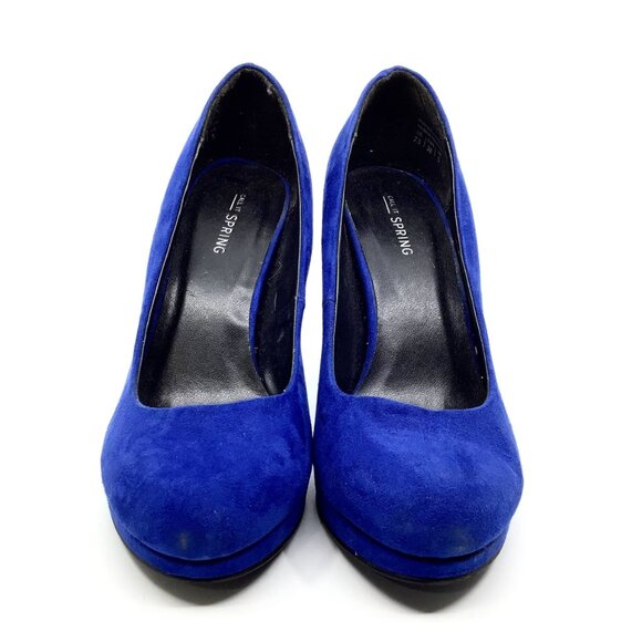 Call It Spring Royal Blue Heels - Picture 3 of 6
